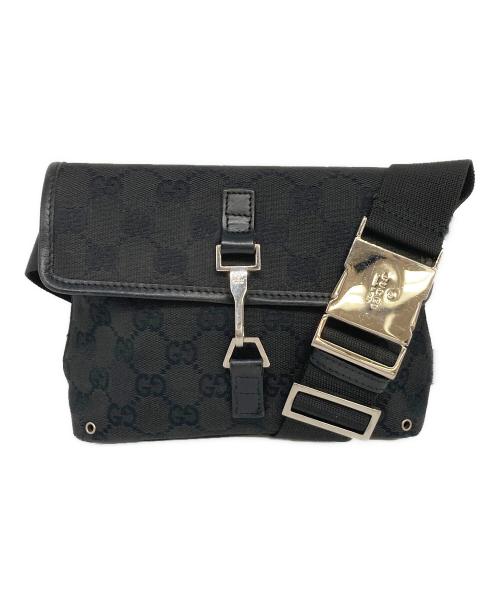GUCCI（グッチ）GUCCI (グッチ) ウエストポーチ ブラックの古着・服飾アイテム