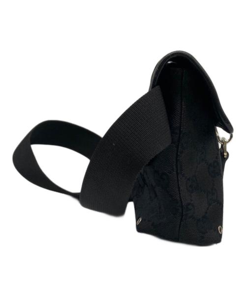 GUCCI（グッチ）GUCCI (グッチ) ウエストポーチ ブラックの古着・服飾アイテム