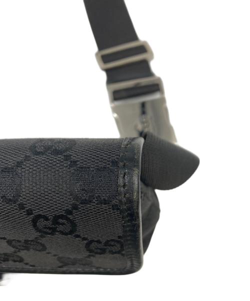 GUCCI（グッチ）GUCCI (グッチ) ウエストポーチ ブラックの古着・服飾アイテム