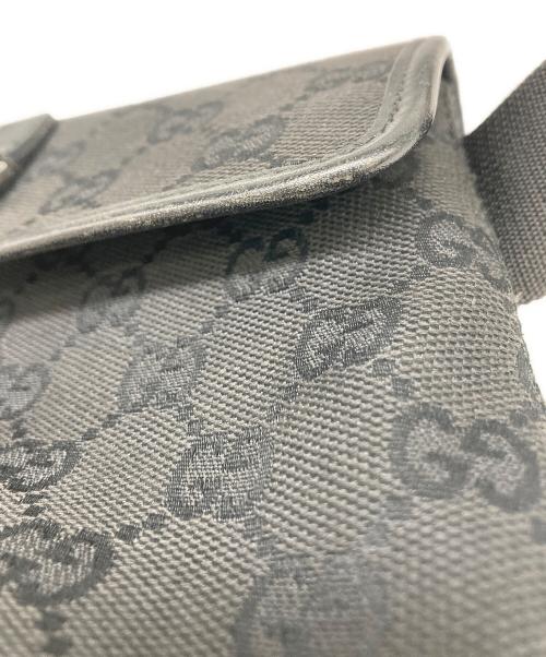 GUCCI（グッチ）GUCCI (グッチ) ウエストポーチ ブラックの古着・服飾アイテム