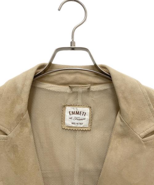 EMMETI（エンメティ）EMMETI (エンメティ) ダブルテーラードジャケット ベージュ サイズ:SIZE 42の古着・服飾アイテム