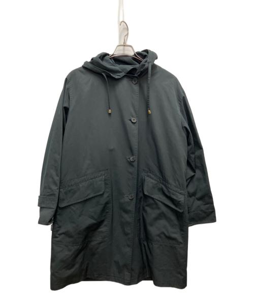 Burberry's（バーバリーズ）Burberry's (バーバリーズ) ライナー付コート ブラック サイズ:７ARの古着・服飾アイテム