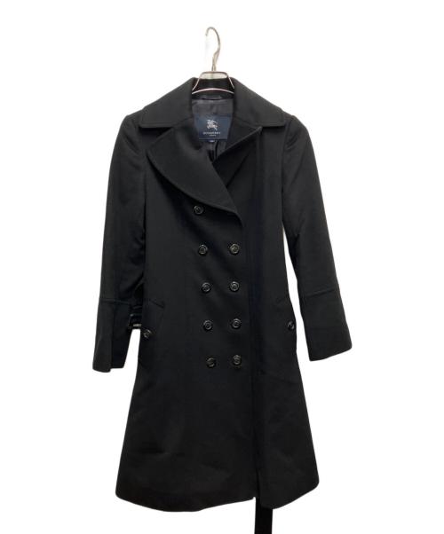 BURBERRY LONDON（バーバリーロンドン）BURBERRY LONDON (バーバリーロンドン) カシミヤ混コート ブラック サイズ:SIZE　40の古着・服飾アイテム