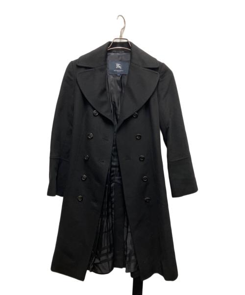 BURBERRY LONDON（バーバリーロンドン）BURBERRY LONDON (バーバリーロンドン) カシミヤ混コート ブラック サイズ:SIZE　40の古着・服飾アイテム
