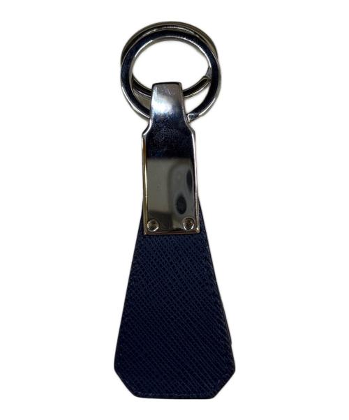 MONTBLANC（モンブラン）MONTBLANC (モンブラン) キーリング ブラウン×ネイビーの古着・服飾アイテム