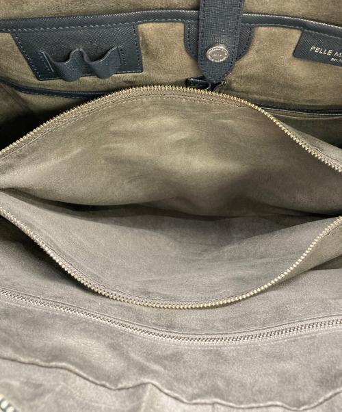 PELLE MORBIDA（ペッレモルビダ）PELLE MORBIDA (ペッレモルビダ) ブリーフケース ネイビーの古着・服飾アイテム