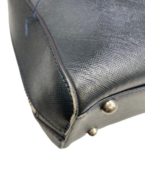 PELLE MORBIDA（ペッレモルビダ）PELLE MORBIDA (ペッレモルビダ) ブリーフケース ネイビーの古着・服飾アイテム