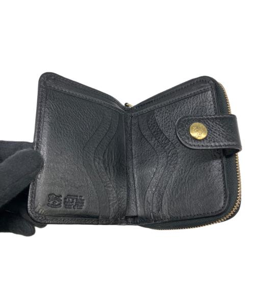 IL BISONTE（イル ビゾンテ）IL BISONTE (イル ビゾンテ) 2つ折り財布 ブラックの古着・服飾アイテム