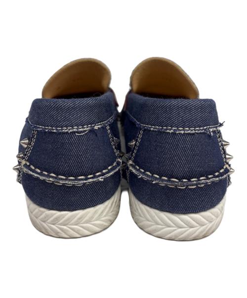 Christian Louboutin（クリスチャン・ルブタン）Christian Louboutin (クリスチャン・ルブタン) スリッポン インディゴ サイズ:41（25.5～26㎝）の古着・服飾アイテム