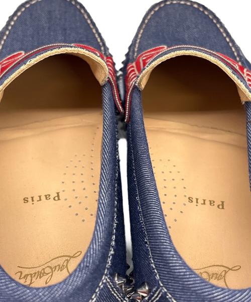 Christian Louboutin（クリスチャン・ルブタン）Christian Louboutin (クリスチャン・ルブタン) スリッポン インディゴ サイズ:41（25.5～26㎝）の古着・服飾アイテム