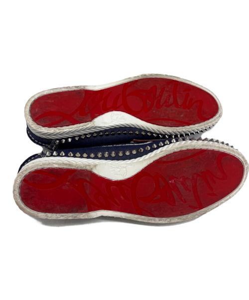 Christian Louboutin（クリスチャン・ルブタン）Christian Louboutin (クリスチャン・ルブタン) スリッポン インディゴ サイズ:41（25.5～26㎝）の古着・服飾アイテム