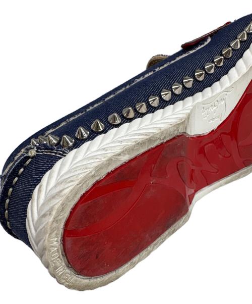 Christian Louboutin（クリスチャン・ルブタン）Christian Louboutin (クリスチャン・ルブタン) スリッポン インディゴ サイズ:41（25.5～26㎝）の古着・服飾アイテム