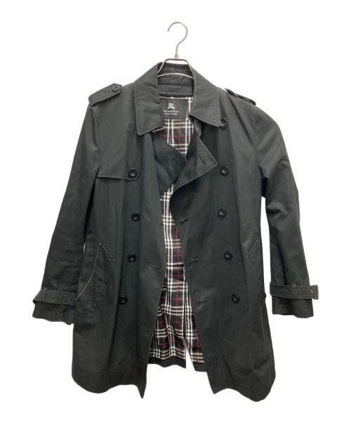 BURBERRY BLACK LABEL（バーバリーブラックレーベル）BURBERRY BLACK LABEL (バーバリーブラックレーベル) トレンチコート ブラック サイズ:Mの古着・服飾アイテム