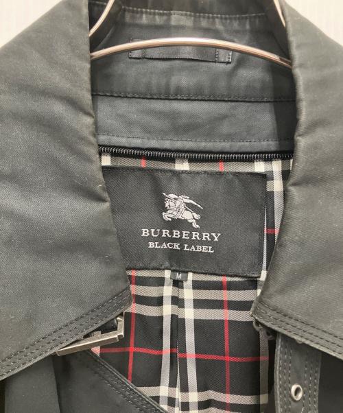 BURBERRY BLACK LABEL（バーバリーブラックレーベル）BURBERRY BLACK LABEL (バーバリーブラックレーベル) トレンチコート ブラック サイズ:Mの古着・服飾アイテム