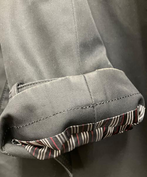 BURBERRY BLACK LABEL（バーバリーブラックレーベル）BURBERRY BLACK LABEL (バーバリーブラックレーベル) トレンチコート ブラック サイズ:Mの古着・服飾アイテム