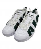 NIKEナイキ）の古着「Air More Uptempo Low」｜ホワイト×グリーン