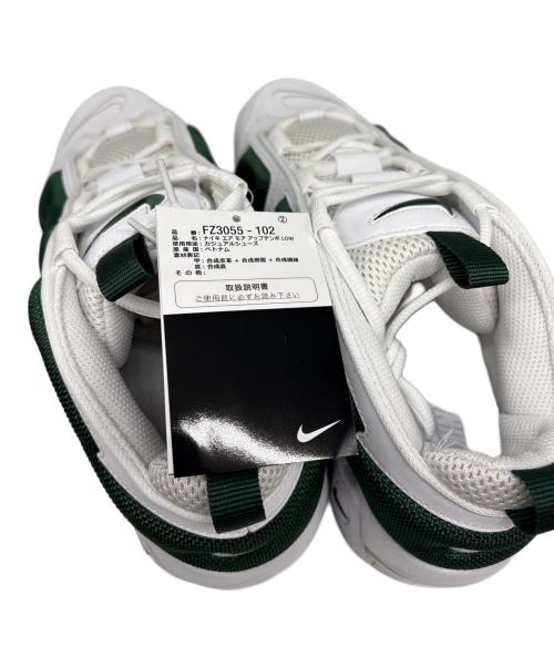 NIKE（ナイキ）NIKE (ナイキ) Air More Uptempo Low ホワイト×グリーン サイズ:28の古着・服飾アイテム