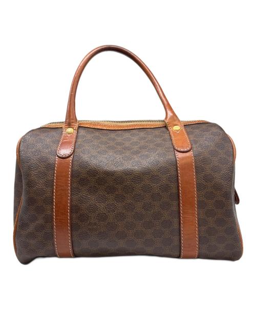 CELINE（セリーヌ）CELINE (セリーヌ) 巾着ショルダーバッグ ブラウンの古着・服飾アイテム