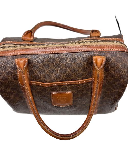 CELINE（セリーヌ）CELINE (セリーヌ) 巾着ショルダーバッグ ブラウンの古着・服飾アイテム