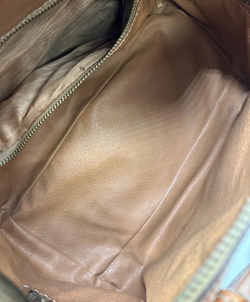 CELINE（セリーヌ）CELINE (セリーヌ) 巾着ショルダーバッグ ブラウンの古着・服飾アイテム