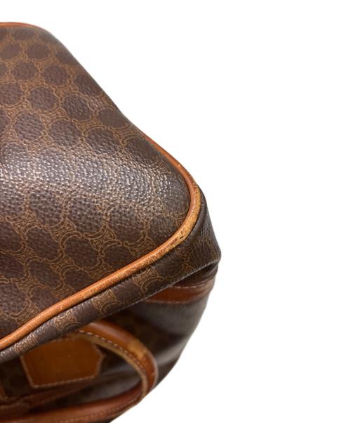 CELINE（セリーヌ）CELINE (セリーヌ) 巾着ショルダーバッグ ブラウンの古着・服飾アイテム