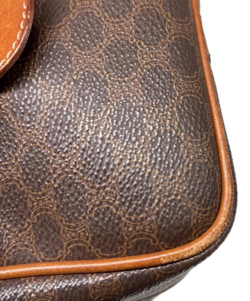 CELINE（セリーヌ）CELINE (セリーヌ) 巾着ショルダーバッグ ブラウンの古着・服飾アイテム