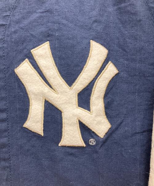 MIRAGE（ミラージュ）MIRAGE (ミラージュ) ベースボールシャツ ネイビー×グレー サイズ:Lサイズの古着・服飾アイテム