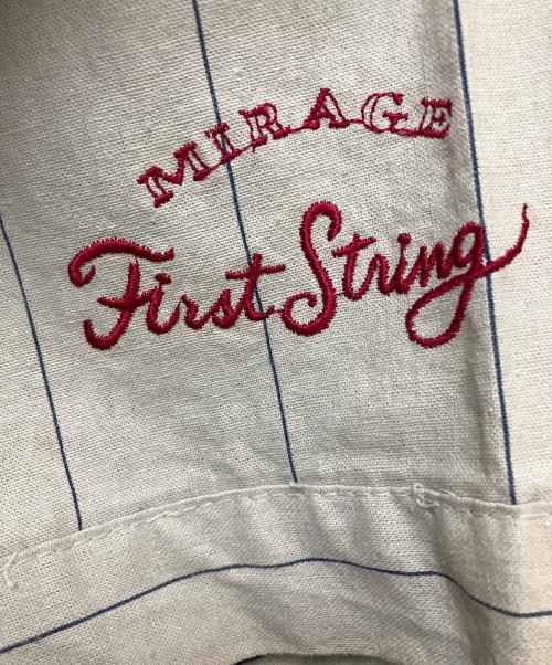 MIRAGE（ミラージュ）MIRAGE (ミラージュ) ベースボールシャツ ネイビー×グレー サイズ:Lサイズの古着・服飾アイテム