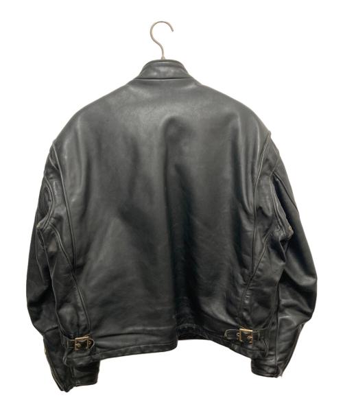 Schott（ショット）Schott (ショット) ボアライナー付きシングルライダースジャケット ブラック サイズ:SIZE50の古着・服飾アイテム