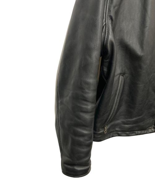 Schott（ショット）Schott (ショット) ボアライナー付きシングルライダースジャケット ブラック サイズ:SIZE50の古着・服飾アイテム