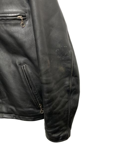 Schott（ショット）Schott (ショット) ボアライナー付きシングルライダースジャケット ブラック サイズ:SIZE50の古着・服飾アイテム