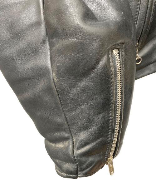Schott（ショット）Schott (ショット) ボアライナー付きシングルライダースジャケット ブラック サイズ:SIZE50の古着・服飾アイテム