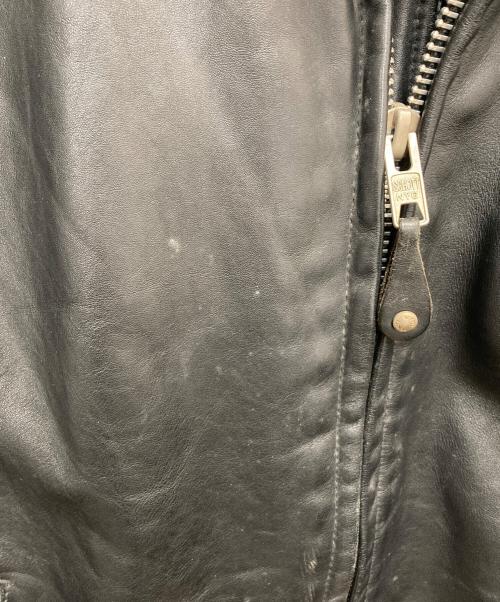 Schott（ショット）Schott (ショット) ボアライナー付きシングルライダースジャケット ブラック サイズ:SIZE50の古着・服飾アイテム