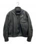 Schott（ショット）の古着「ボアライナー付きシングルライダースジャケット」｜ブラック