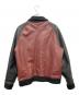 Liugoo Leathers (リューグーレザーズ) レザージャケット レッド×ブラック サイズ:SIZE 3L：8000円