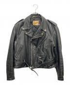 Schottショット）の古着「ダブルライダースジャケット」｜ブラック