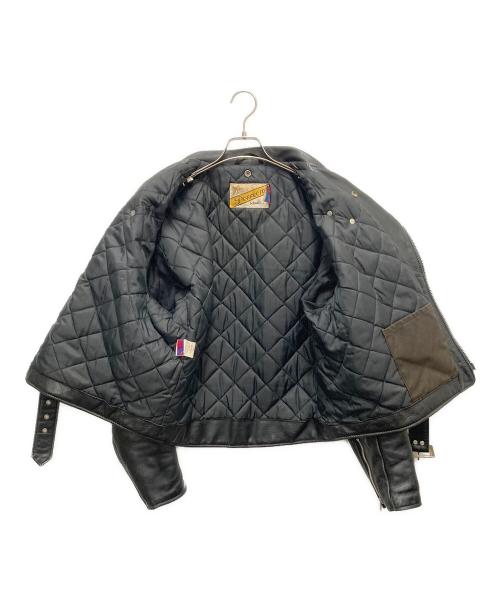 Schott（ショット）Schott (ショット) ダブルライダースジャケット ブラック サイズ:SIZE46の古着・服飾アイテム