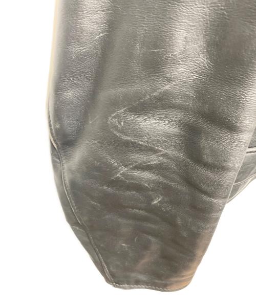 Schott（ショット）Schott (ショット) ダブルライダースジャケット ブラック サイズ:SIZE46の古着・服飾アイテム