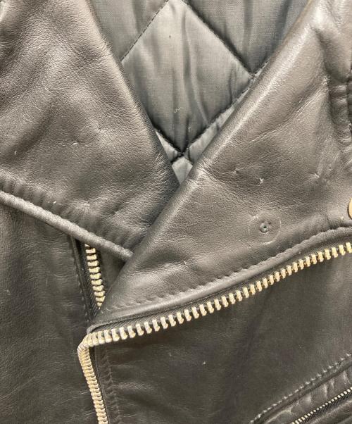 Schott（ショット）Schott (ショット) ダブルライダースジャケット ブラック サイズ:SIZE46の古着・服飾アイテム