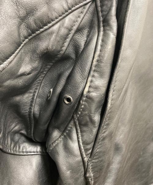 Schott（ショット）Schott (ショット) ダブルライダースジャケット ブラック サイズ:SIZE46の古着・服飾アイテム