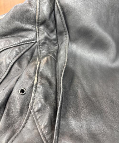 Schott（ショット）Schott (ショット) ダブルライダースジャケット ブラック サイズ:SIZE46の古着・服飾アイテム