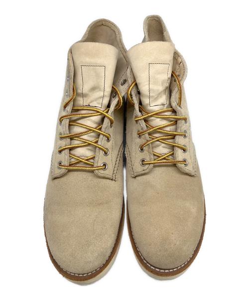 RED WING（レッドウィング）RED WING (レッドウィング) 6-inch Classic Round ベージュ サイズ:8 1/2（約26.5cm〜27.0cm相当）の古着・服飾アイテム
