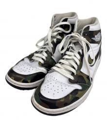 NIKE（ナイキ）の古着「Air Jordan 1 High Golf "Camo/White」｜ホワイト