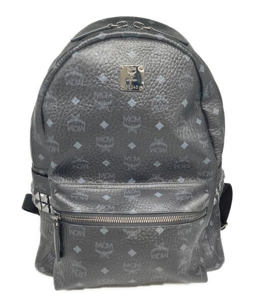 MCM（エムシーエム）MCM (エムシーエム) スタッズ付リュック ブラックの古着・服飾アイテム