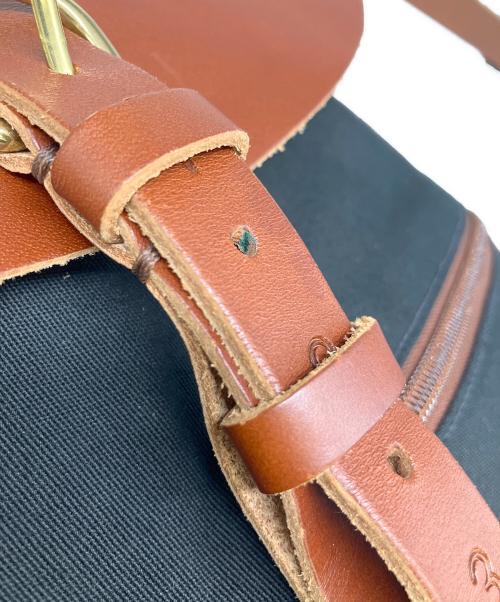 IL BISONTE（イル ビゾンテ）IL BISONTE (イル ビゾンテ) リュック ブラウン×ブラックの古着・服飾アイテム