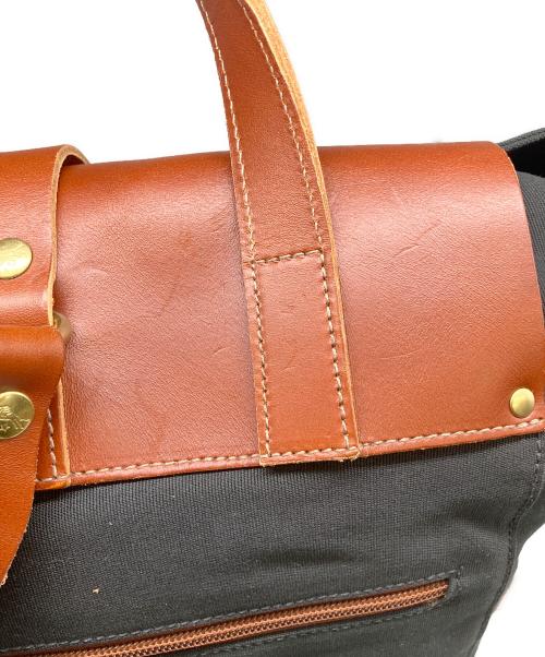 IL BISONTE（イル ビゾンテ）IL BISONTE (イル ビゾンテ) リュック ブラウン×ブラックの古着・服飾アイテム