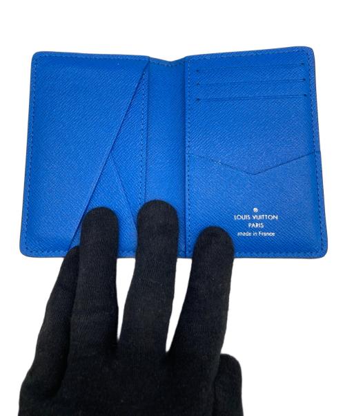 LOUIS VUITTON（ルイ ヴィトン）LOUIS VUITTON (ルイ ヴィトン) カードケース ブルーの古着・服飾アイテム