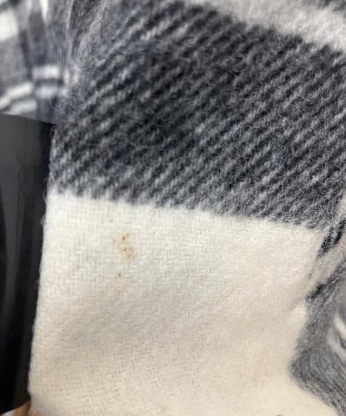 WELLDONE（ウェルダン）WELLDONE (ウェルダン) Wool Plaid Anorak Jacket ハーフジップチェックジャケットブルゾン ホワイト サイズ:SIZE XLの古着・服飾アイテム