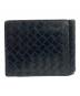 BOTTEGA VENETA (ボッテガベネタ) マネークリップ付2つ折り財布 ブラック：15000円