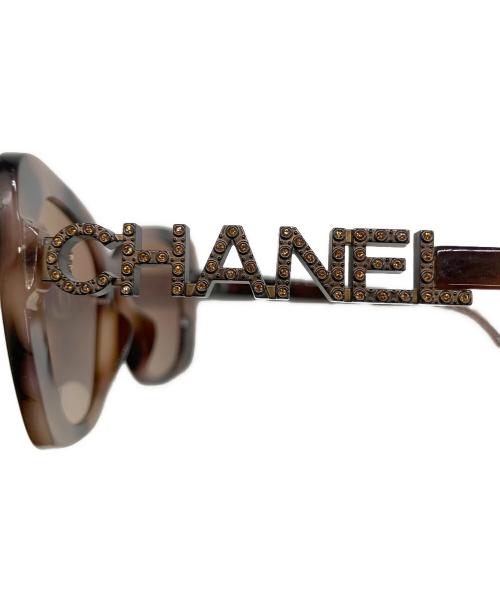 CHANEL（シャネル）CHANEL (シャネル) スクエア シェイプ サングラス ブラウン サイズ:ブラウンの古着・服飾アイテム